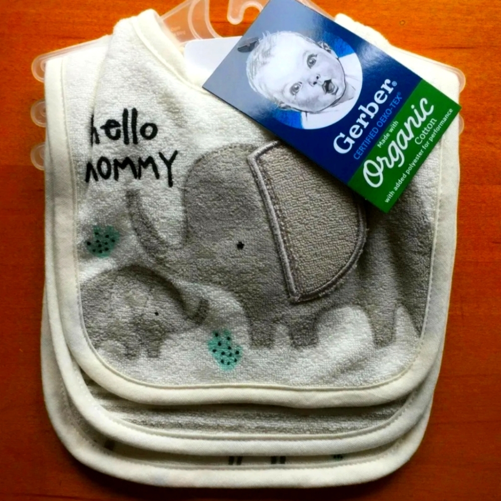 Gerber 3Pk dribbler bibs